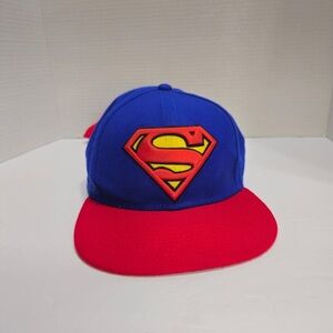 DC Comics Superman Logo Adjustable Snapback Baseball Hat Cap